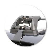 Prorack Silver 2 Bar Aero Flush Bar kit to suit BMW 5 Series E60 4dr Sedan (2003 - 2009)