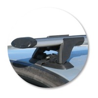 Prorack Silver 2 Bar Aero Through Bar kit to suit Volkswagen Bora 4dr Sedan (7/1998 - 2005)