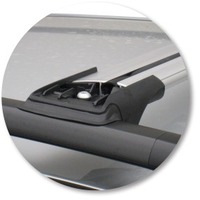 Prorack Silver 2 Bar Aero Rail Bar kit to suit Hyundai i30 cw 5dr Wagon (2007 - 2012)