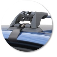 Prorack Silver 2 Bar Aero Flush Bar kit to suit Ford Fiesta 5dr Hatch (4/2009 - 2017)