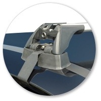 Yakima Black 2 Bar Roof Rack - Ford Focus Existing Hole Under Door Frame 5dr Hatch 1/11 - 1/18 (S26Y &amp; K614)