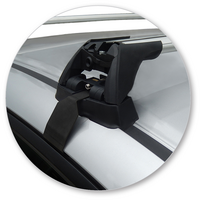 Prorack Black 2 Bar Aero Flush Bar kit to suit Honda Civic 4dr Sedan (2012 - 10/2016)