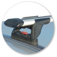 Prorack Black 2 Bar Aero Through Bar kit to suit Hyundai i40 Tourer 5dr Wagon (2011 - 2019)