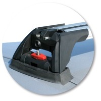 Prorack Silver 2 Bar Aero Flush Bar kit to suit Jaguar X-Type 4dr Sedan (2001 - 2009)