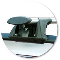 Prorack Silver 2 Bar Aero Through Bar kit to suit Holden Vectra B 5dr Wagon (1997 - 2/2003)