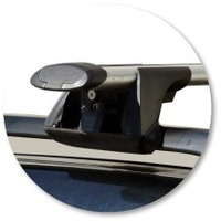 Prorack Silver 2 Bar Aero Through Bar kit to suit Subaru Impreza 5dr Hatch (10/2000 - 8/2007)