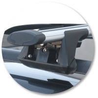 Prorack Silver 2 Bar Aero Through Bar kit to suit Skoda Octavia 5dr Wagon (2003 - 2007)