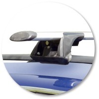 Prorack Black 2 Bar Aero Through Bar kit to suit Volkswagen Passat Mk5.5 5dr Wagon (1998 - 2006)