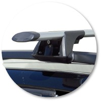 Prorack Silver 2 Bar Aero Through Bar kit to suit BMW X3 5dr SUV (2004 - 2010)