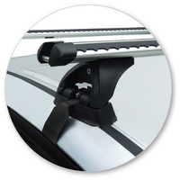 Prorack Silver 2 Bar Heavy Duty Through Bar kit to suit Honda Civic 4dr Sedan (2012 - 10/2016)