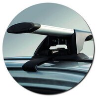 Prorack Silver 2 Bar Aero Through Bar kit to suit Toyota HiLux Double Cab 4dr Ute (1997 - 4/2005)