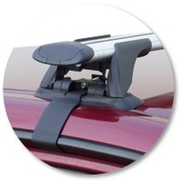 Prorack Silver 2 Bar Aero Through Bar kit to suit Honda Civic 4dr Sedan (10/2000 - 1/2006)