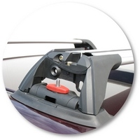 Prorack Silver 2 Bar Aero Flush Bar kit to suit Mazda 3 5dr Hatch (2004 - 4/2009)