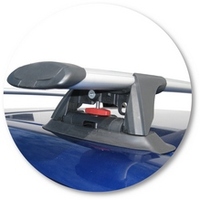 Prorack Silver 2 Bar Aero Through Bar kit to suit Mazda 6 4dr Sedan (6/2002 - 1/2008)