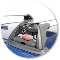 Prorack Silver 2 Bar Aero Flush Bar kit to suit Mazda 6 4dr Sedan (6/2002 - 1/2008)