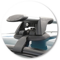 Prorack Silver 2 Bar Aero Through Bar kit to suit Mitsubishi Diamante 4dr Sedan (7/1996 - 9/2005)