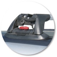 Prorack Silver 2 Bar Aero Flush Bar kit to suit Toyota Caldina 5dr Wagon (2002 - 2007)