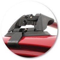 Prorack Silver 2 Bar Aero Flush Bar kit to suit Toyota Camry 4dr Sedan (8/2006 - 2/2012)