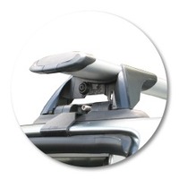 Prorack Silver 2 Bar Aero Through Bar kit to suit Toyota Previa 5dr MPV (5/2006 - Current)