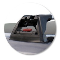 Prorack Silver 2 Bar Aero Flush Bar kit to suit Subaru Legacy 5dr Wagon (9/2009 - 2013)