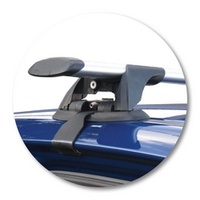 Yakima Black 2 Bar Roof Rack - Ford Falcon FG 4dr Sedan 5/08 - 1/14 (S17Y &amp; K330)