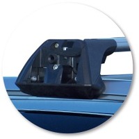 Prorack Black 2 Bar Aero Flush Bar kit to suit Volkswagen Touareg 5dr SUV (2010 - 2014)