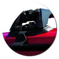 Prorack Silver 2 Bar Aero Flush Bar kit to suit Toyota HiLux Double Cab 4dr Ute (1988 - 1997)