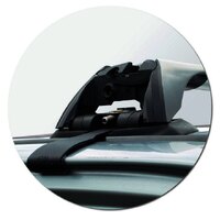 Prorack Silver 2 Bar Aero Flush Bar kit to suit Toyota HiLux Double Cab 4dr Ute (1997 - 4/2005)