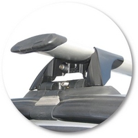 Prorack Black 2 Bar Aero Through Bar kit to suit Toyota Camry 4dr Sedan (9/1997 - 9/2002)