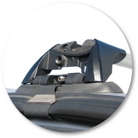 Prorack Silver 2 Bar Aero Flush Bar kit to suit Toyota Camry 4dr Sedan (9/1997 - 9/2002)