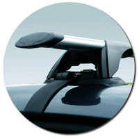 Prorack Black 2 Bar Aero Through Bar kit to suit Toyota Rav4 5dr SUV (2/2006 - 2012)