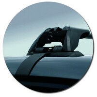 Prorack Silver 2 Bar Aero Flush Bar kit to suit Toyota Rav4 5dr SUV (2/2006 - 2012)