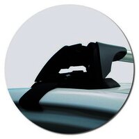 Prorack Silver 2 Bar Aero Flush Bar kit to suit Toyota Yaris 4dr Sedan (8/2005 - 2011)