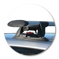 Prorack Black 2 Bar Aero Through Bar kit to suit Mitsubishi Colt 5dr Hatch (12/2003 - 2014)