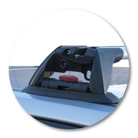 Prorack Silver 2 Bar Aero Flush Bar kit to suit Mitsubishi Colt 5dr Hatch (12/2003 - 2014)