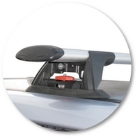 Prorack Black 2 Bar Aero Through Bar kit to suit Mitsubishi Grandis 5dr MPV (9/2004 - 2011)