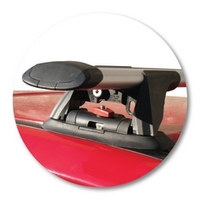 Prorack Silver 2 Bar Aero Through Bar kit to suit Mitsubishi Cedia 4dr Sedan (2003 - 2007)