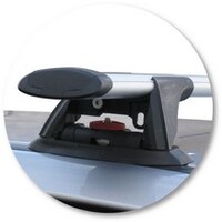 Prorack Black 2 Bar Aero Through Bar kit to suit Mitsubishi Lancer 5dr Wagon (8/2003 - 8/2007)