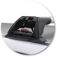 Prorack Silver 2 Bar Aero Flush Bar kit to suit Mitsubishi Lancer 5dr Wagon (8/2003 - 8/2007)