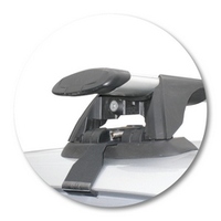 Prorack Silver 2 Bar Aero Through Bar kit to suit Mazda 2 5dr Hatch (12/2002 - 8/2007)