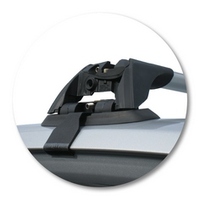 Prorack Silver 2 Bar Aero Flush Bar kit to suit Mazda 2 5dr Hatch (12/2002 - 8/2007)