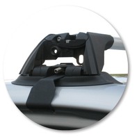 Prorack Silver 2 Bar Aero Flush Bar kit to suit Toyota Aurion 4dr Sedan (11/2006 - 2011)