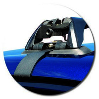 Prorack Silver 2 Bar Aero Flush Bar kit to suit Toyota Corolla 5dr Hatch (11/2001 - 4/2007)