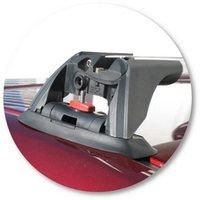 Prorack Silver 2 Bar Aero Flush Bar kit to suit Mazda 6 4dr Sedan (2/2008 - 2011)