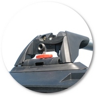 Prorack Silver 2 Bar Aero Flush Bar kit to suit Ford Territory 5dr SUV (4/2004 - Current)