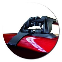 Prorack Silver 2 Bar Aero Flush Bar kit to suit Mitsubishi Lancer 4dr Sedan (9/2007 - 2017)