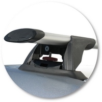 Prorack Black 2 Bar Aero Through Bar kit to suit Mazda 6 5dr Hatch (2/2008 - 2012)