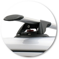 Prorack Black 2 Bar Aero Through Bar kit to suit Mitsubishi Pajero SWB 3dr SUV (3/2007 - Current)