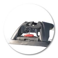 Prorack Silver 2 Bar Aero Flush Bar kit to suit Toyota Rav4 3dr SUV (6/2000 - 1/2006)