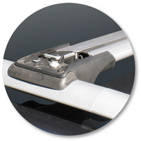 Prorack Silver 2 Bar Aero Rail Bar kit to suit Skoda Octavia 5dr Wagon (2009 - 8/2013)